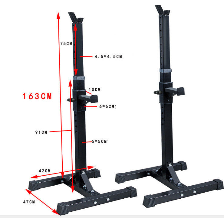 Multifunctional Home Fitness Bench Press And Squat Rack