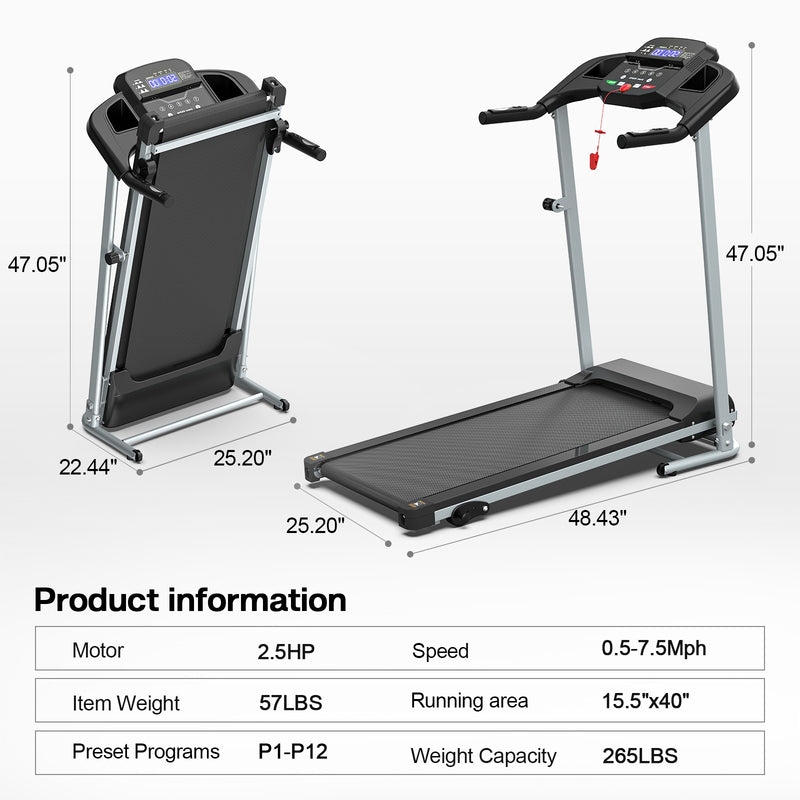 Foldable Adjustable Treadmill