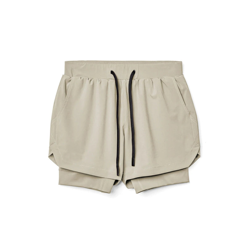 Men's Athletic Double-layer Shorts