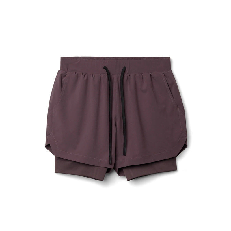 Men's Athletic Double-layer Shorts