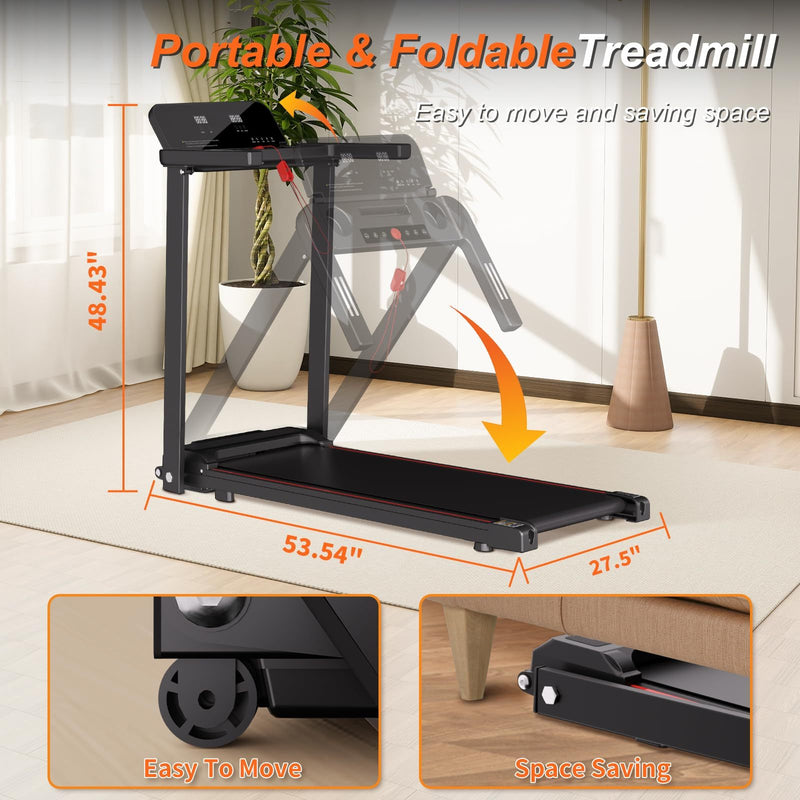 Foldable Adjustable Treadmill