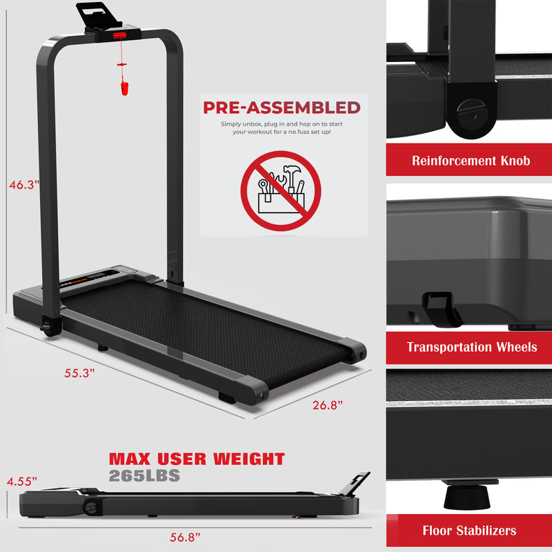 Foldable Adjustable Treadmill