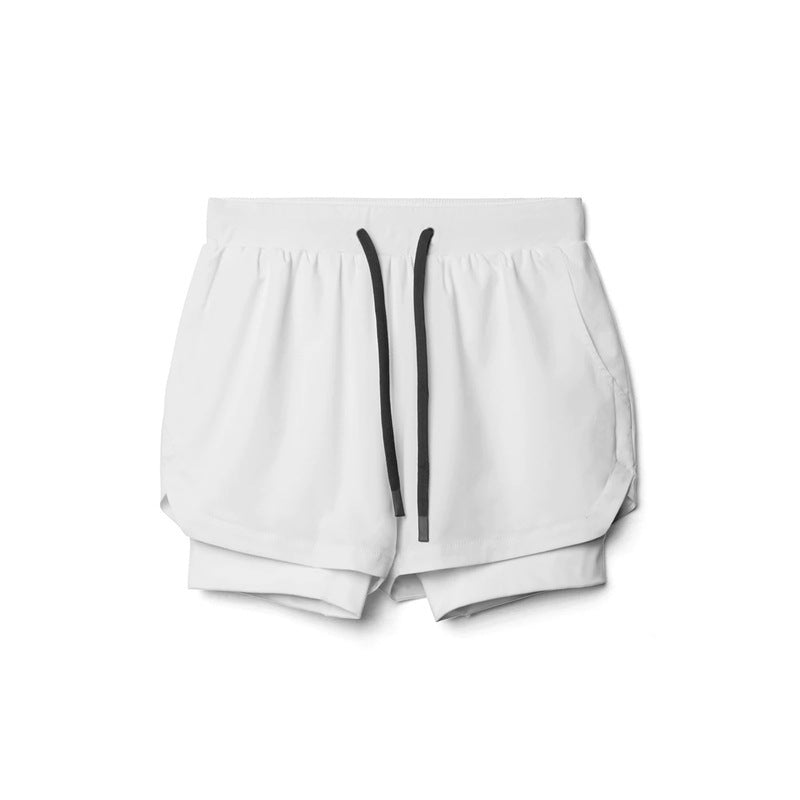 Men's Athletic Double-layer Shorts