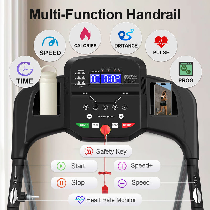Foldable Adjustable Treadmill