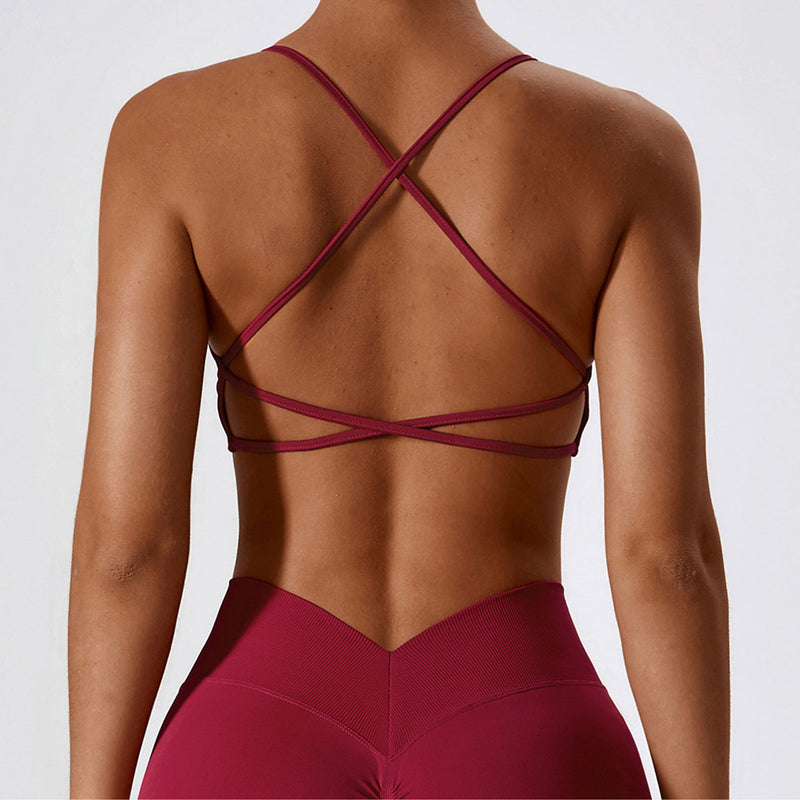 Women's Cross Motion Yoga Workout Bra